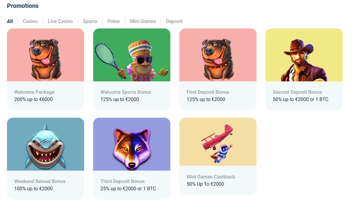 Dogs Fortune Promotions and Bonuses