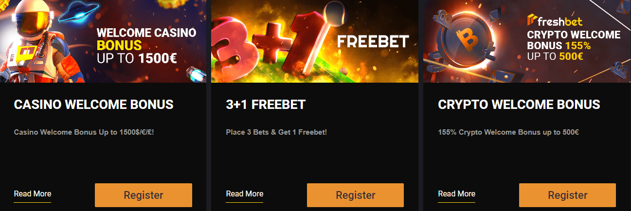 freshbet casino bonuses