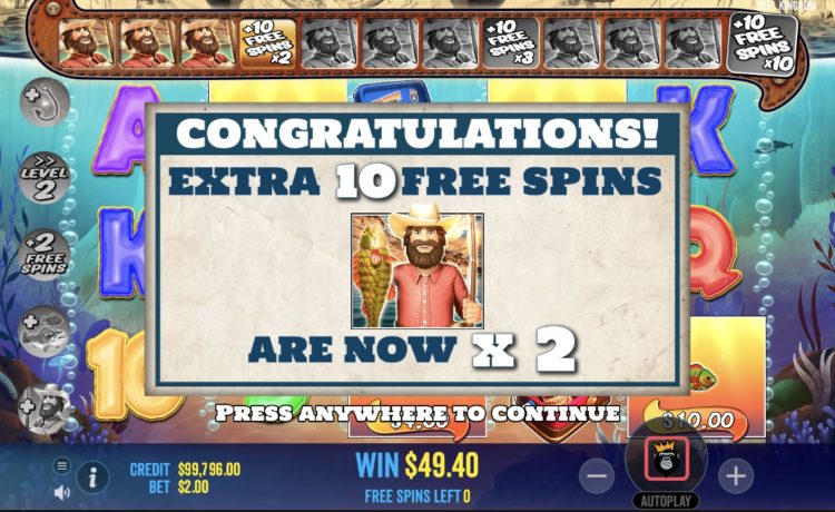 big bass splash slot free spins