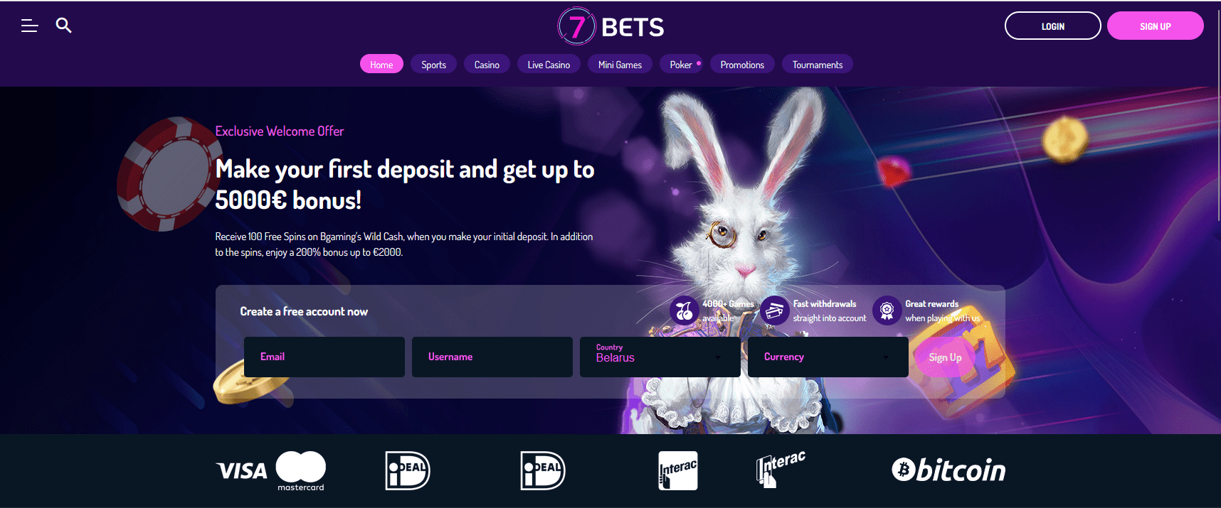 Homepage 7bets