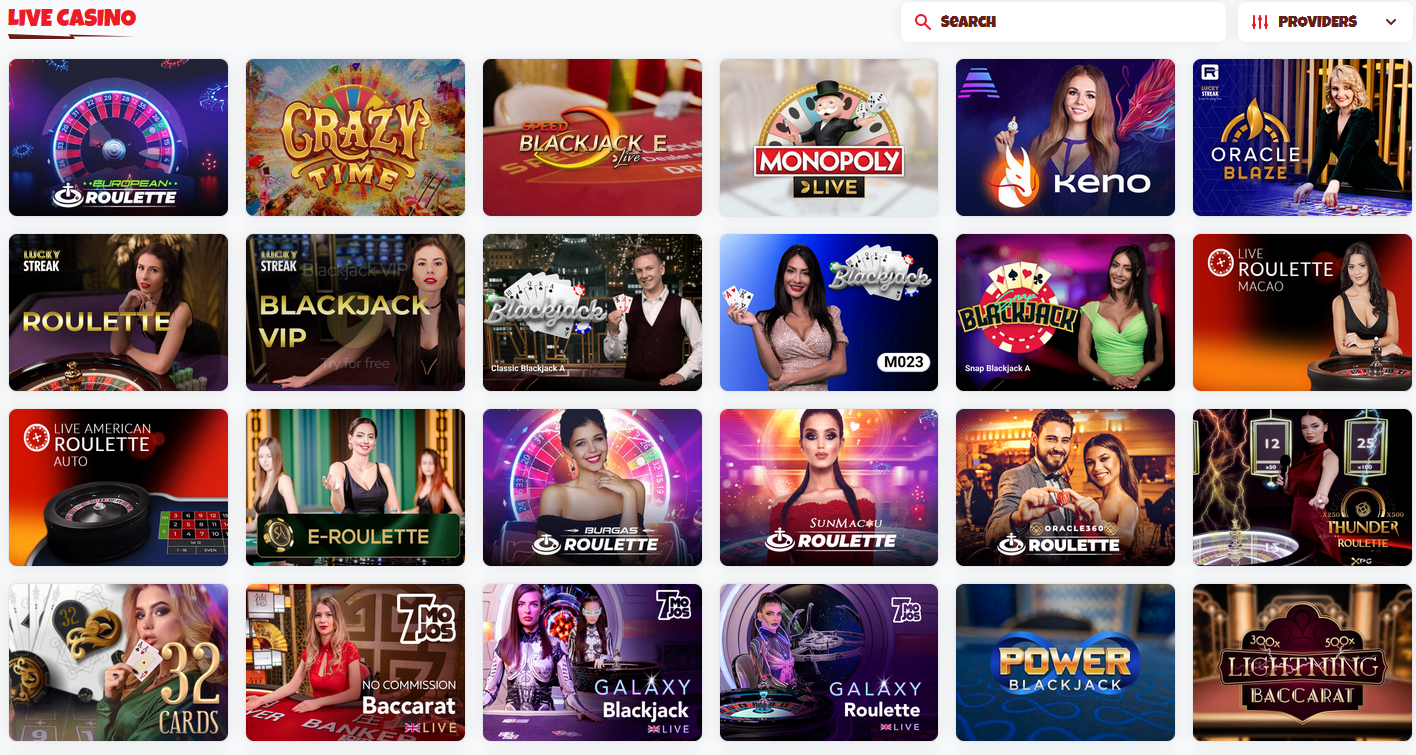 Supacasi Live Casino