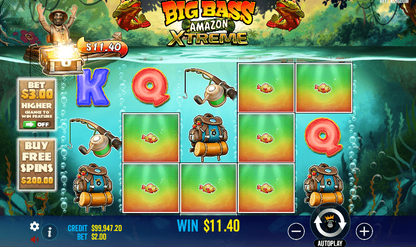 big bass amazon xtreme slot gameplay