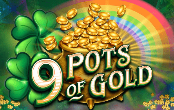 9 pots of gold slot logo