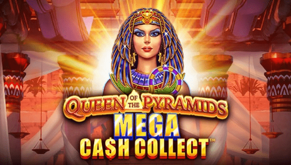Mega Cash Collect Queen of the Pyramid slot logo
