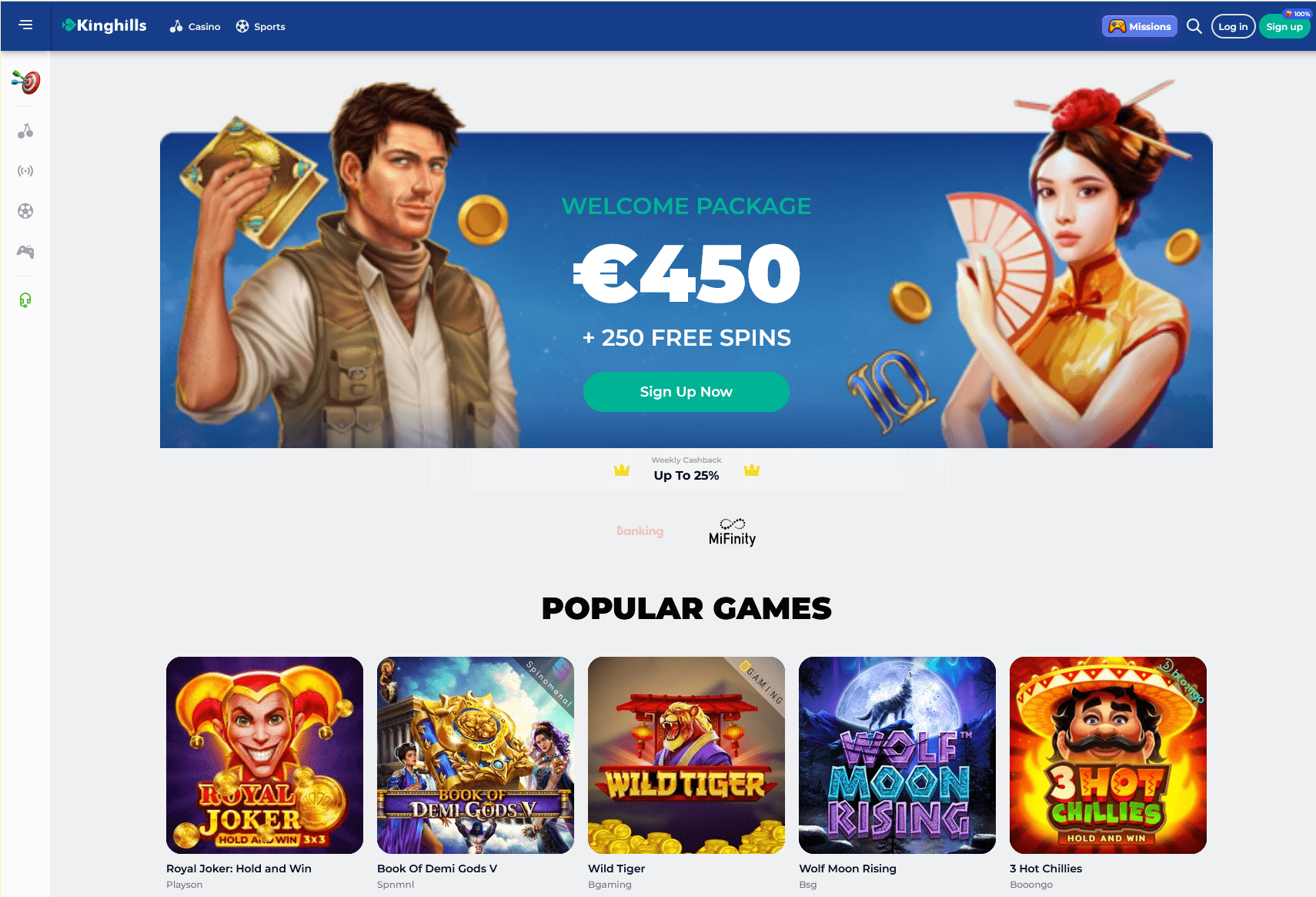 Kinghills interface