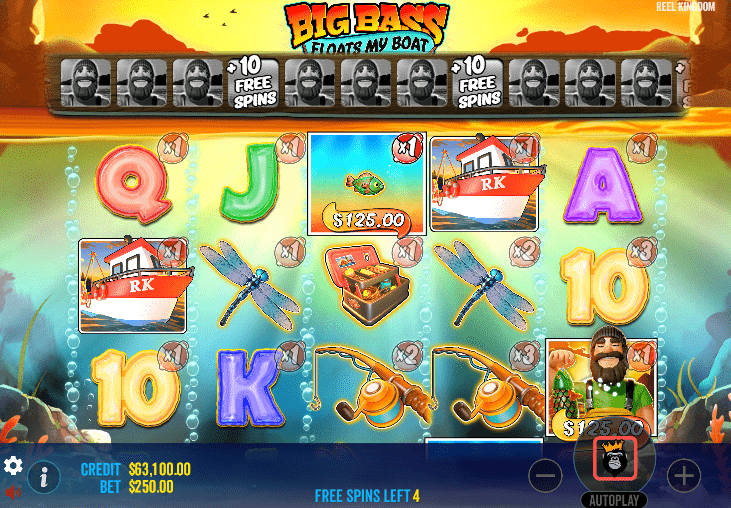 Big Bass Floats My Boat slot free spins