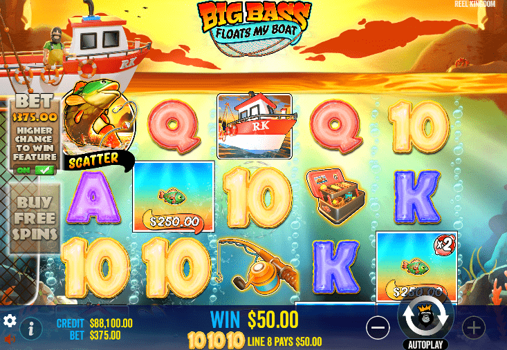 Big Bass Floats My Boat slot gameplay