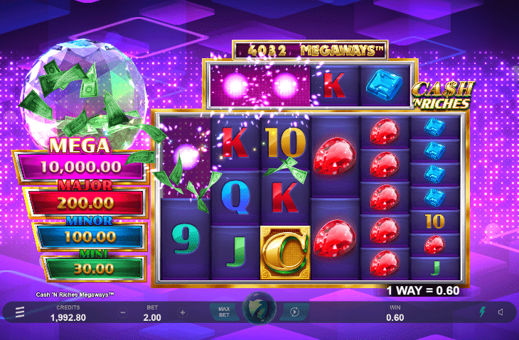 Cash N Riches Megaways slot gameplay