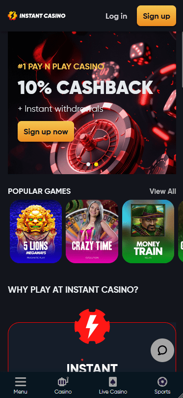 Instant Casino_Mobile