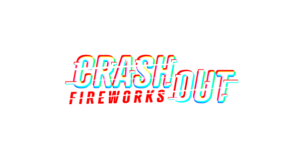 Crashout Fireworks logo
