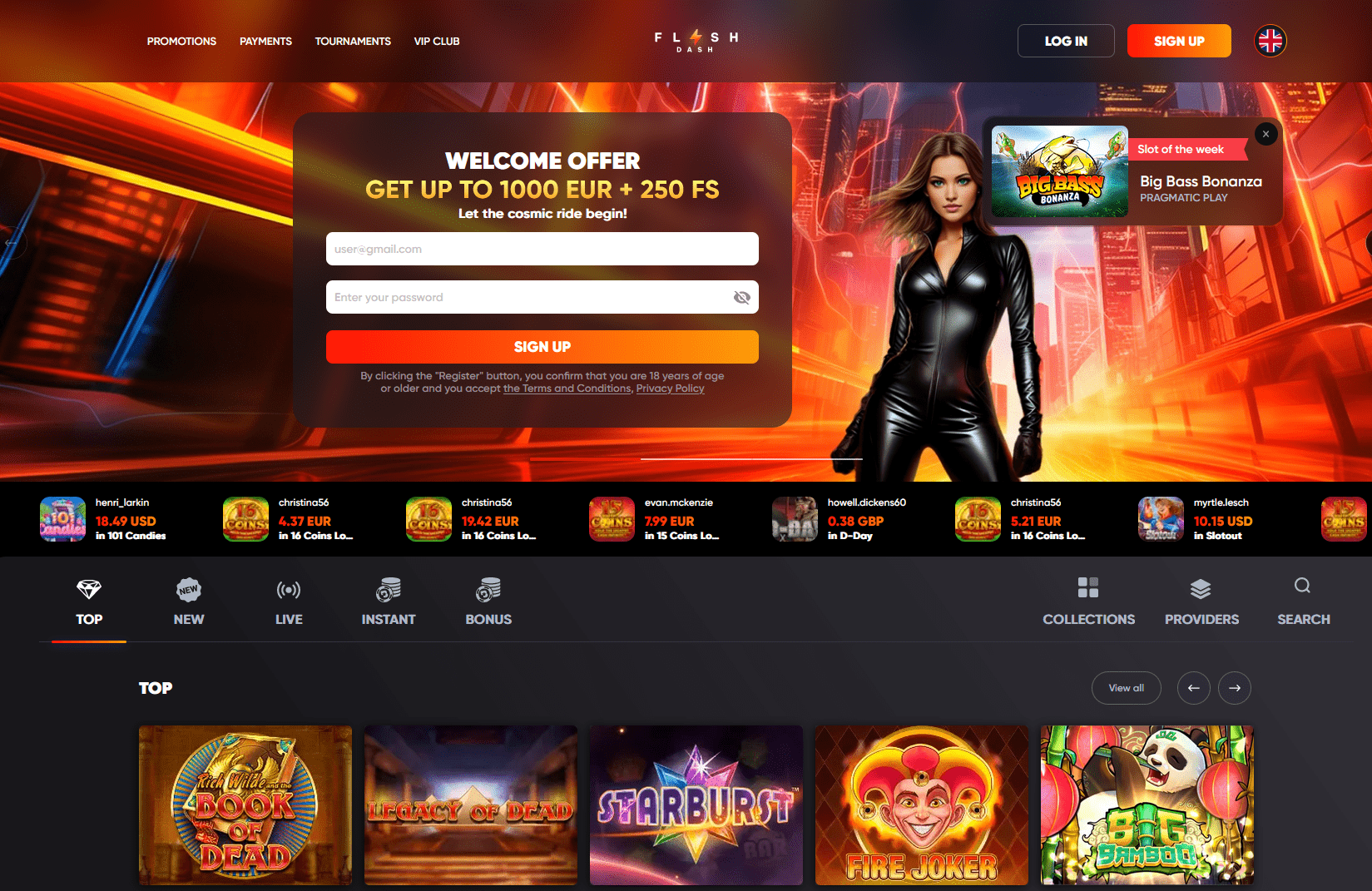 FlashDash_Homepage