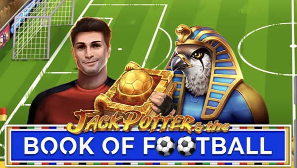Jack Potter and The Book of Football slot logo