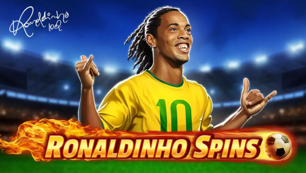 ronaldinho spins slot logo