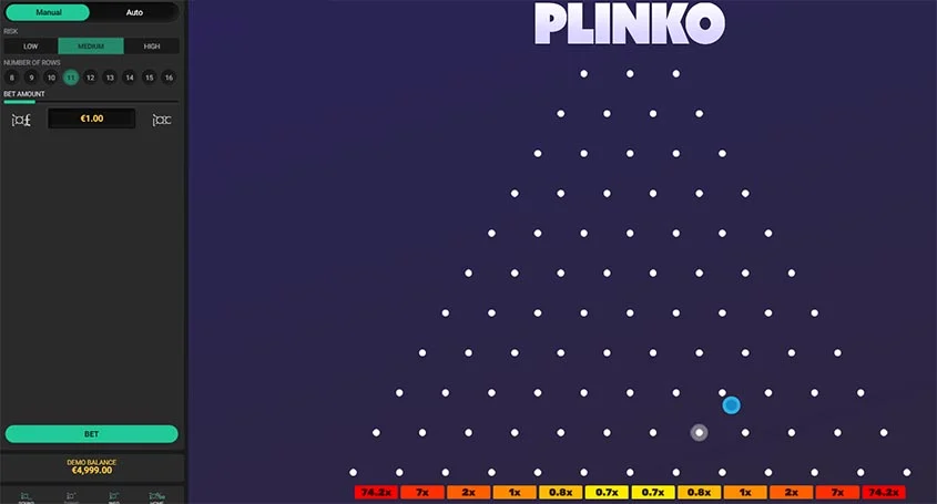 Plinko Gameplay
