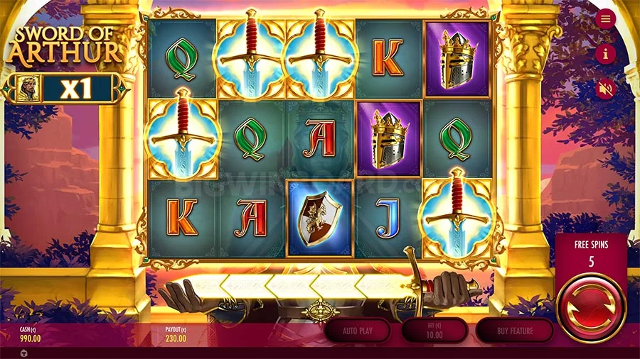 Gameplay of Sword of Arthur