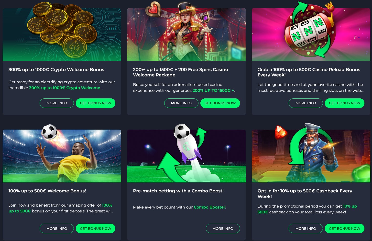 NationalBet Bonuses
