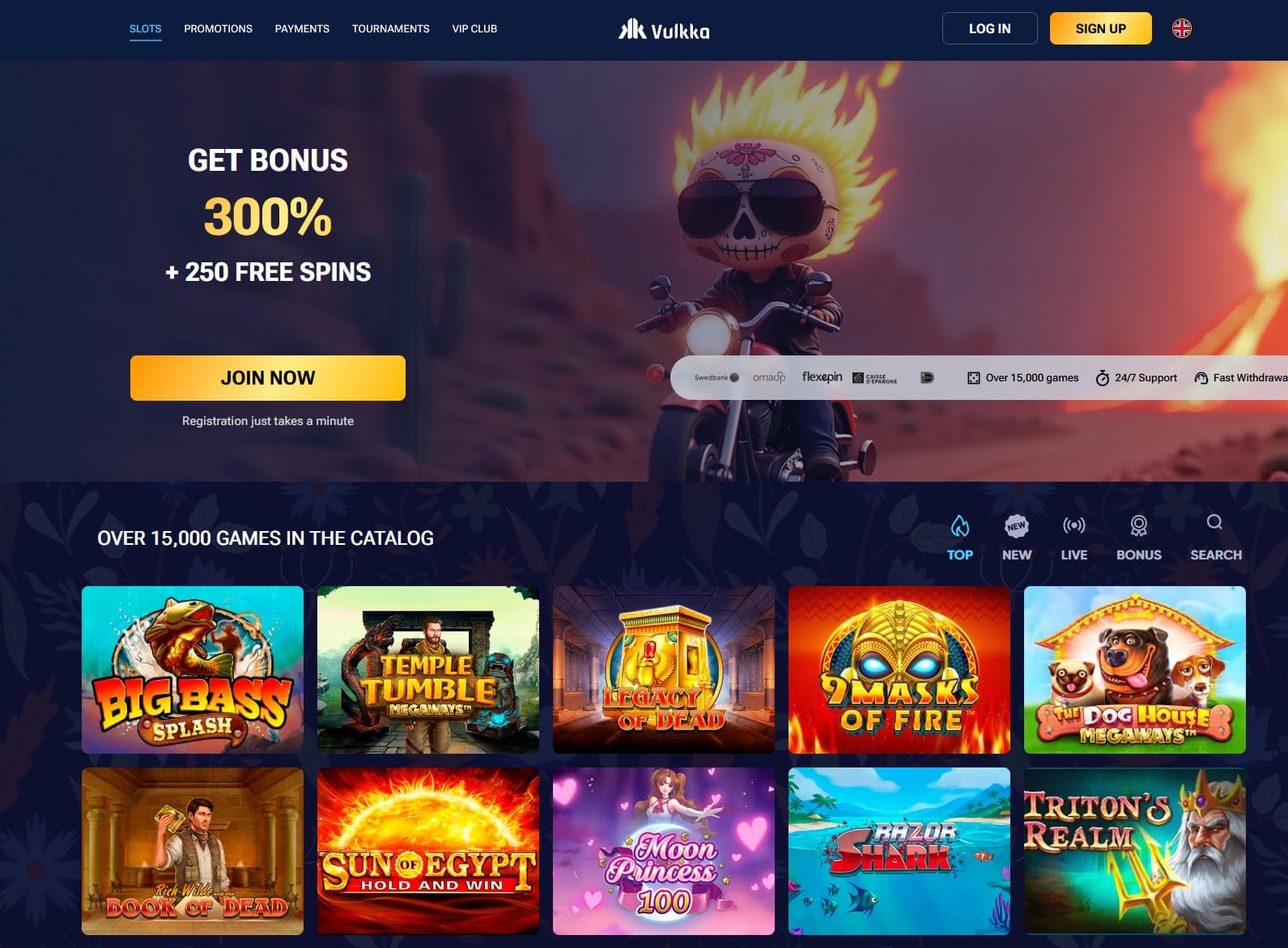 Vulkka Homepage