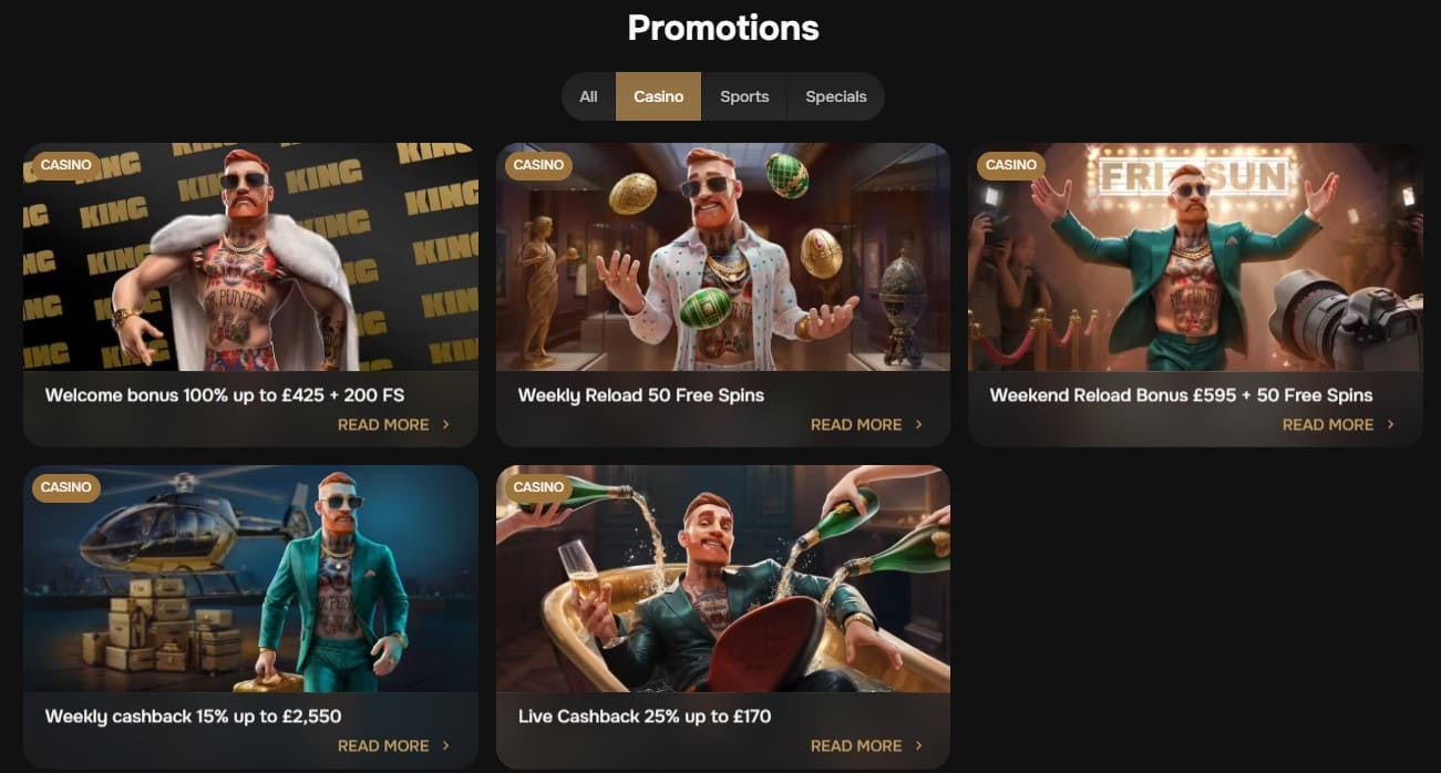 Mr.Punter Bonuses