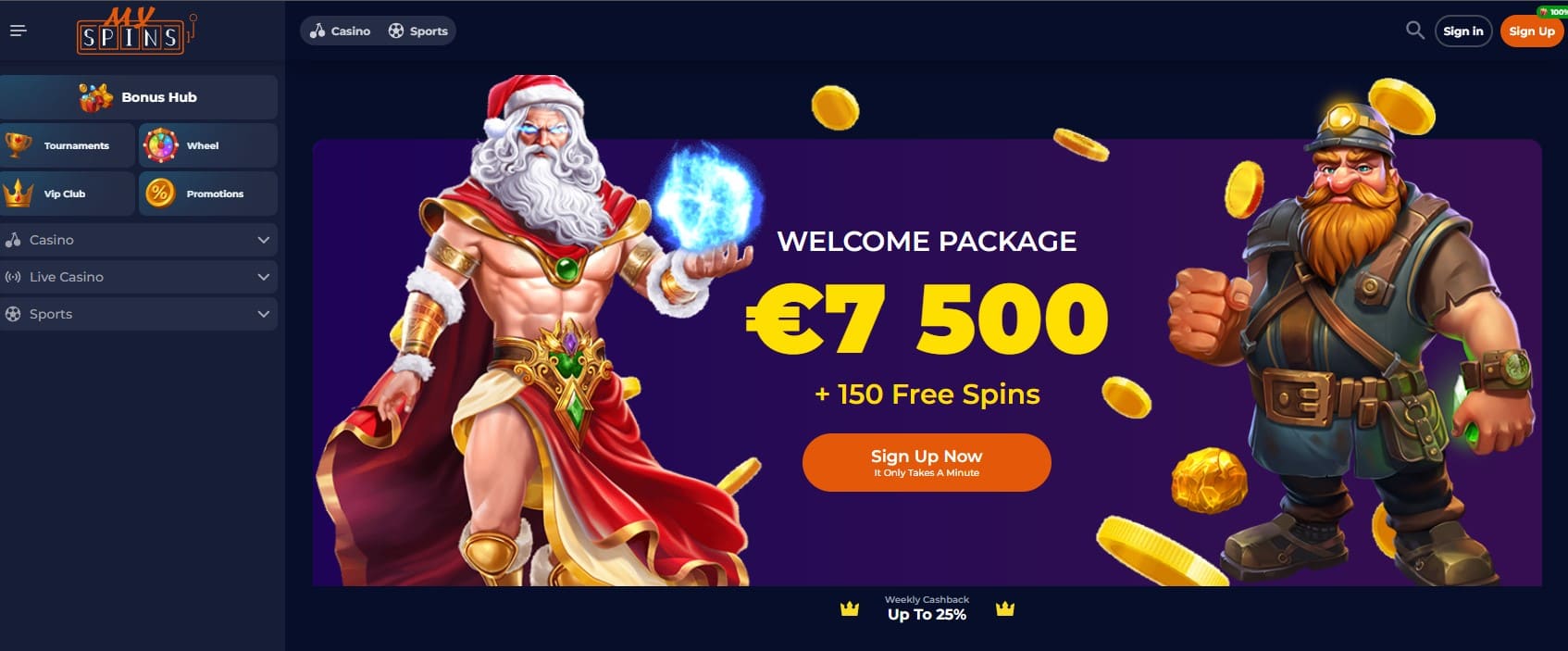My Spins Homepage