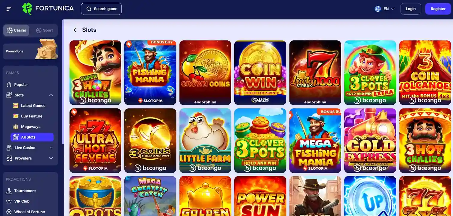 Fortunica games