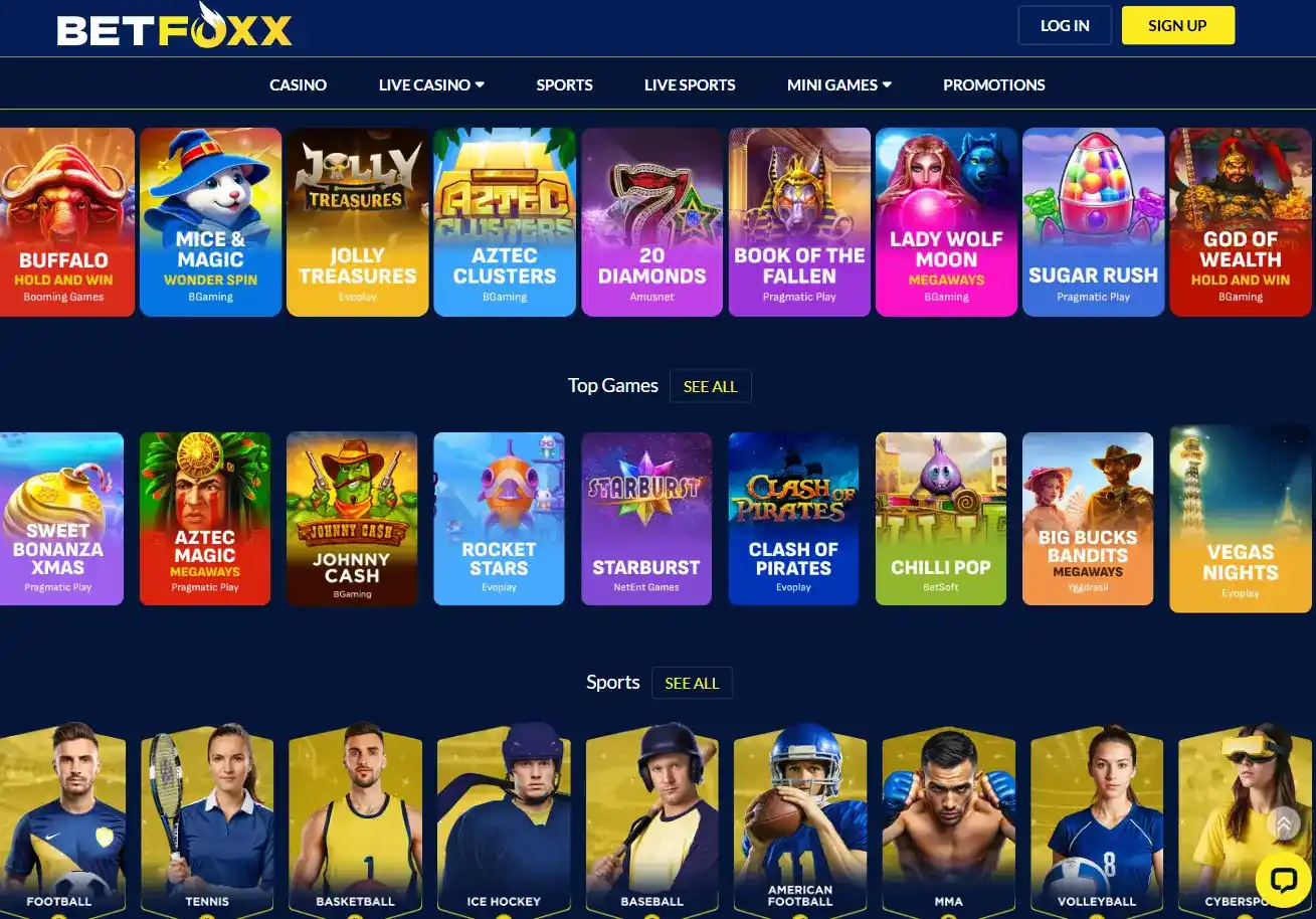 BetFoxx Games